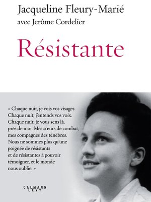 cover image of Résistante
